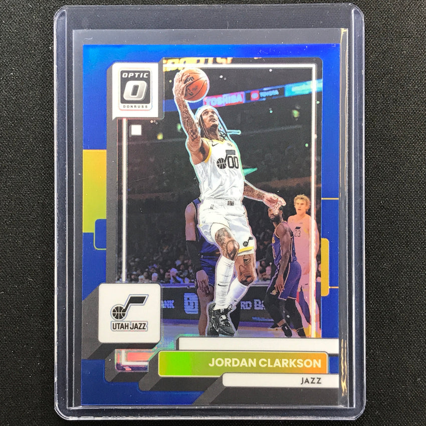 2022-23 Donruss Optic Jordan Clarkson Blue 43/49