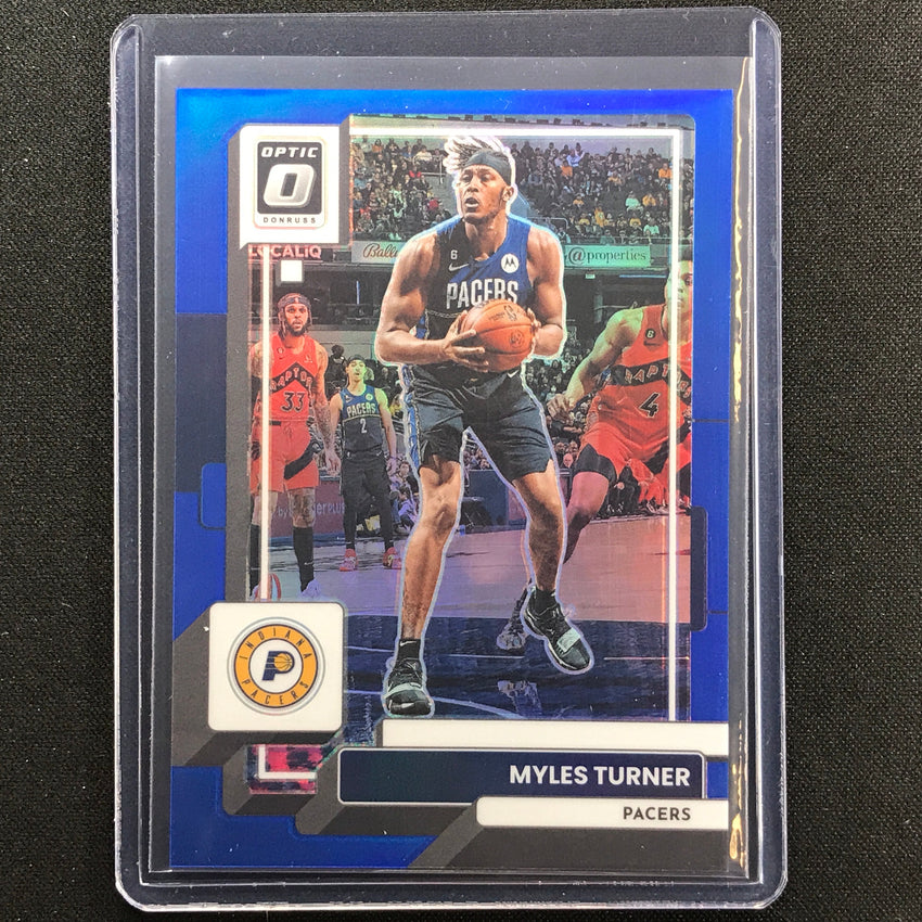 2022-23 Donruss Optic Myles Turner Blue 5/49
