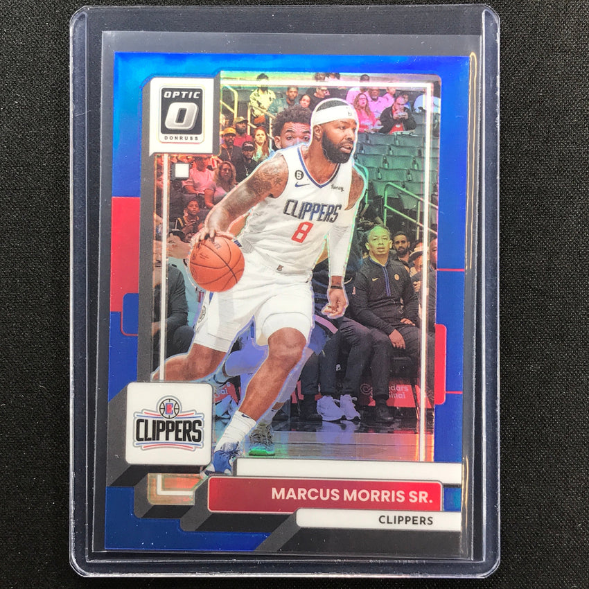 2022-23 Donruss Optic Marcus Morris Sr. Blue 34/49