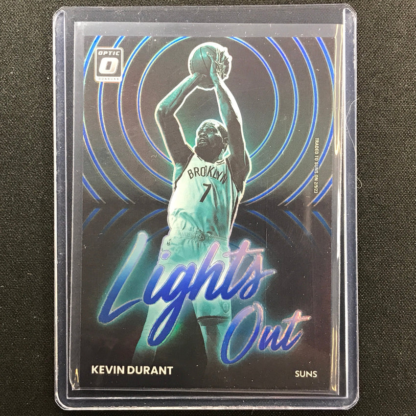 2022-23 Donruss Optic Kevin Durant Lights Out Blue 1/49