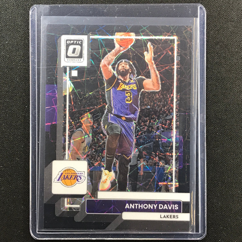 2022-23 Donruss Optic Anthony Davis Black Velocity 7/39