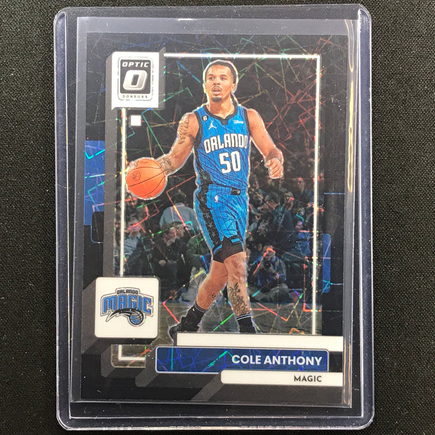 2022-23 Donruss Optic Cole Anthony Black Velocity 29/39