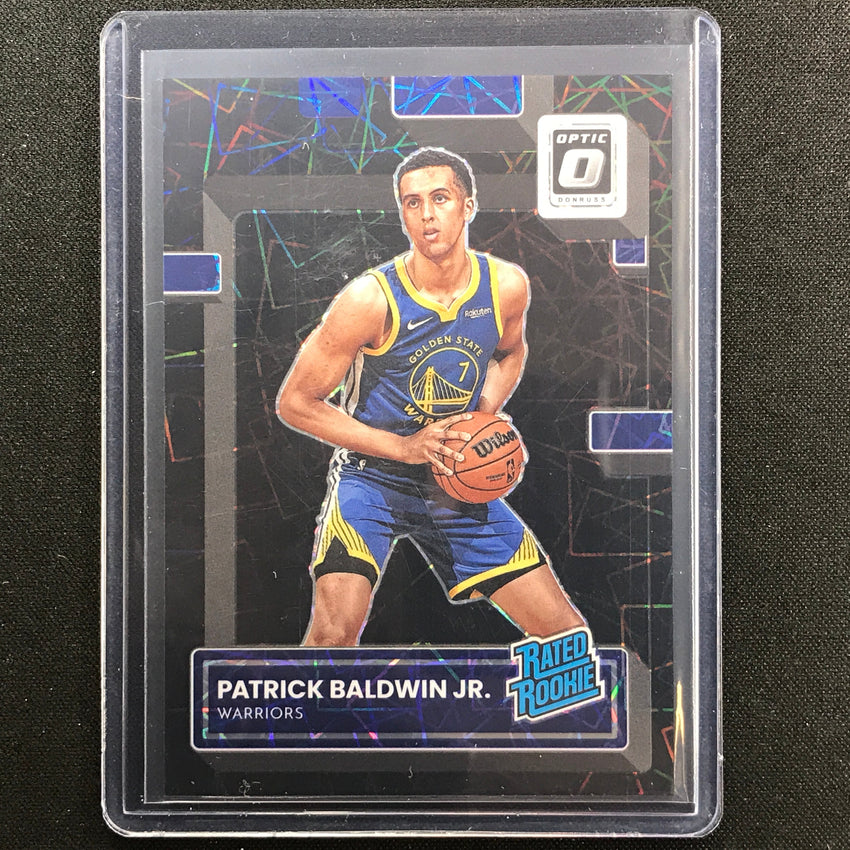 2022-23 Donruss Optic Patrick Baldwin Jr. Rated Rookie Black Velocity 17/39
