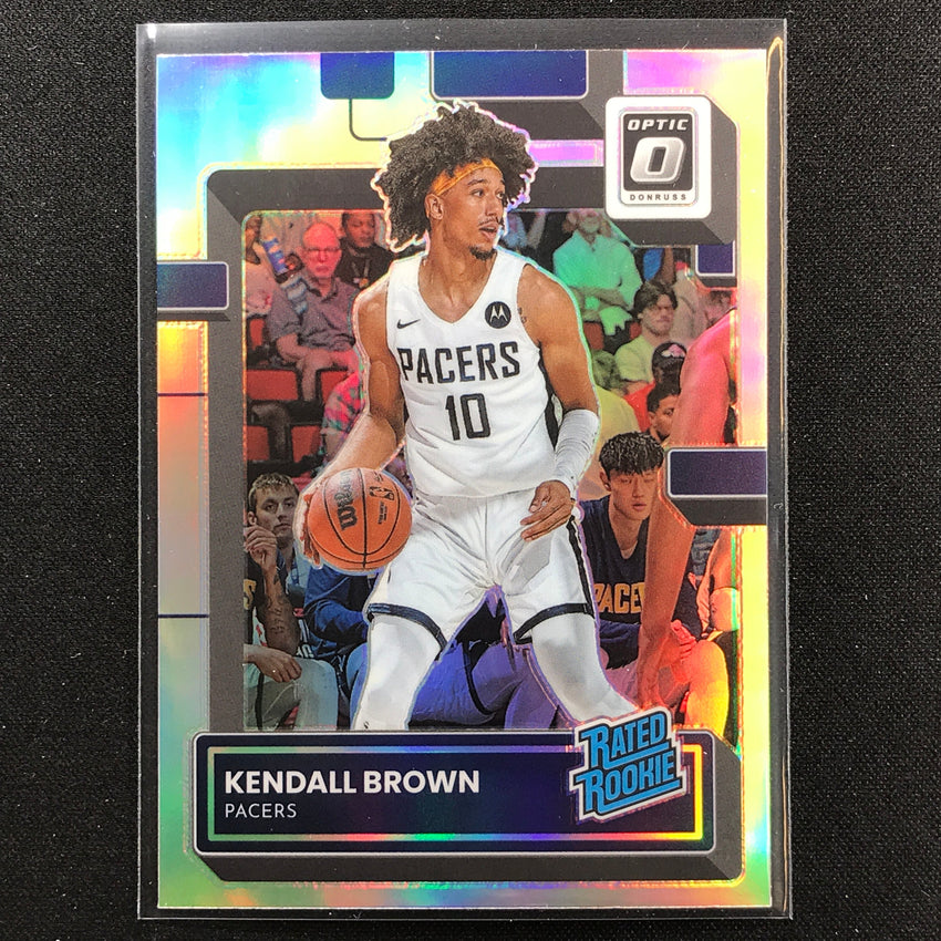 2022-23 Donruss Optic KENDALL BROWN Rated Rookie Holo Silver Prizm #217