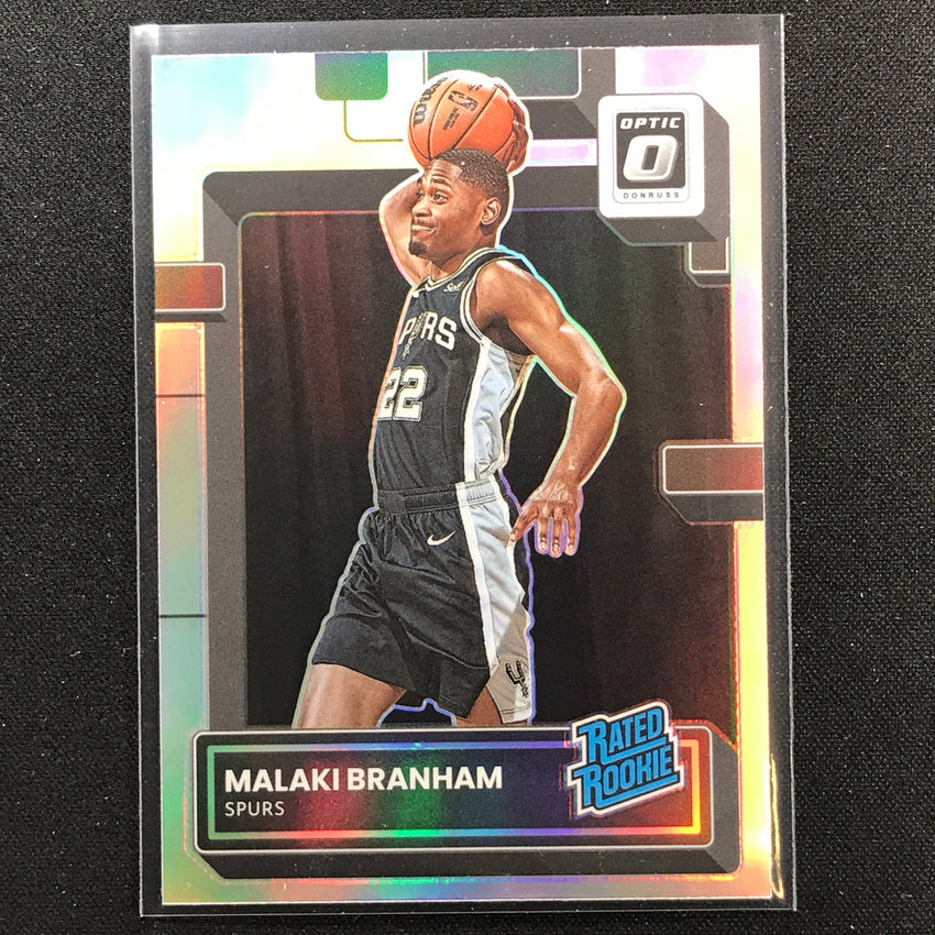 2022-23 Donruss Optic MALAKI BRANHAM Rated Rookie Holo Silver Prizm #222