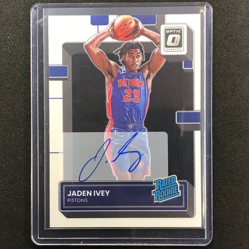 2022-23 Donruss Optic Jaden Ivey Rated Rookie Signatures Auto Base No 241