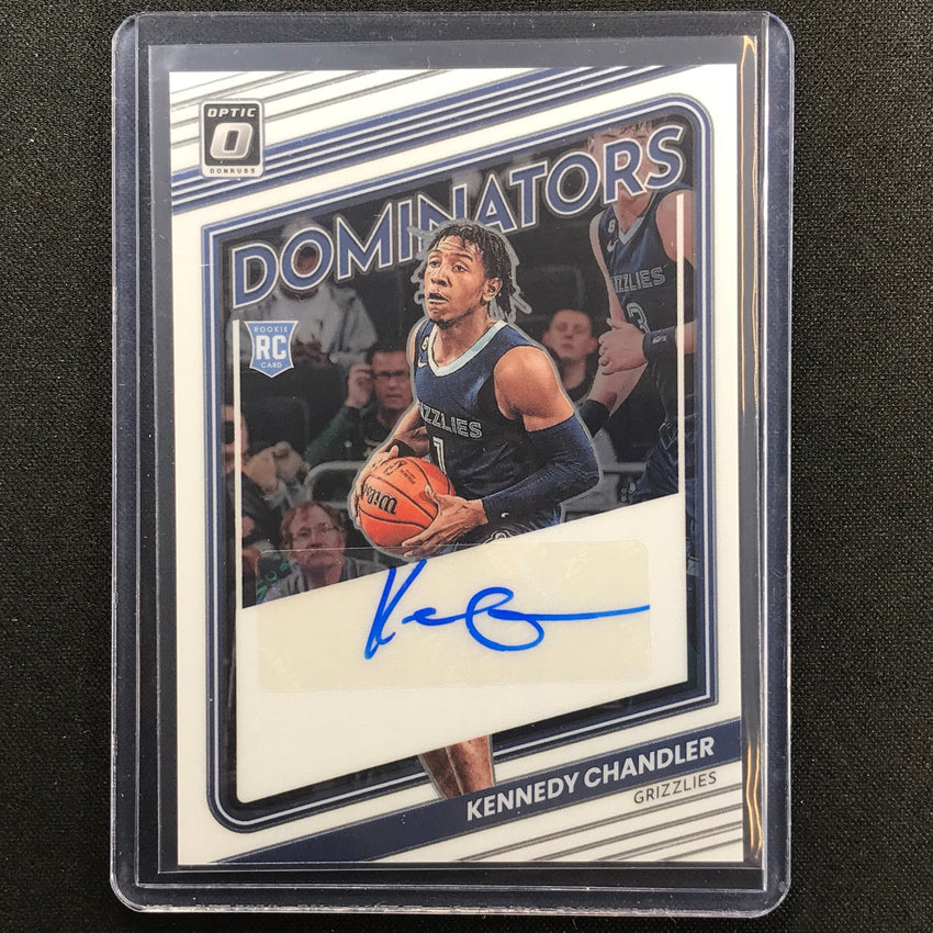 2022-23 Donruss Optic Kennedy Chandler Dominators Signatures Rookie Auto 87/99