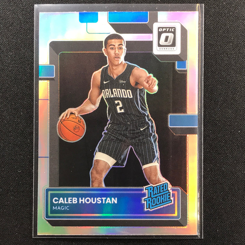 2022-23 Donruss Optic Caleb Houstan Rated Rookie Holo Silver Prizm No 229