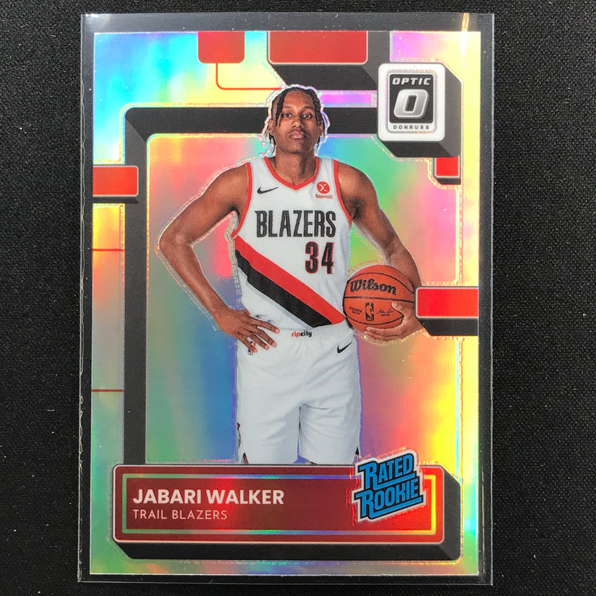 2022-23 Donruss Optic JABARI WALKER Rated Rookie Holo Silver Prizm #242