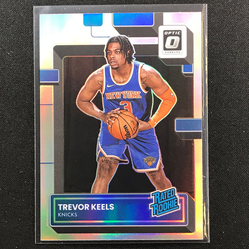 2022-23 Donruss Optic TREVOR KEELS Rated Rookie Holo Silver Prizm #243