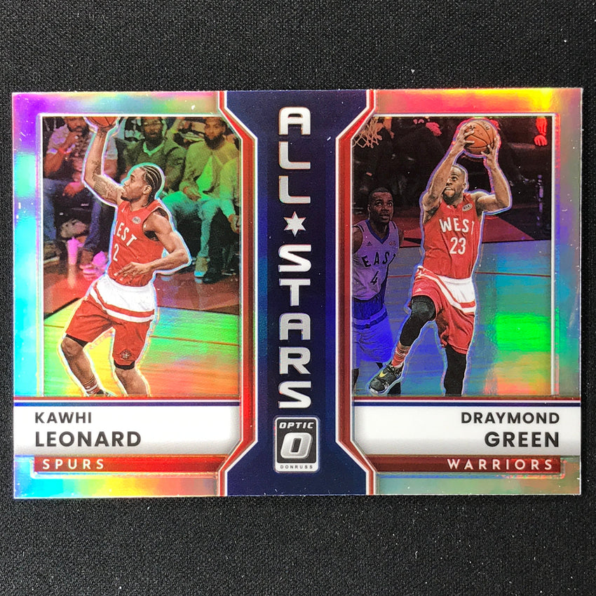 2022-23 Donruss Optic Draymond Green Kawhi Leonard All-stars Holo Silver No 15