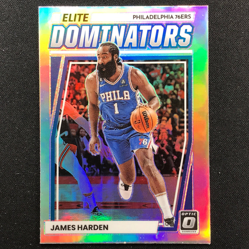 2022-23 Donruss Optic JAMES HARDEN Elite Dominators Holo Silver #2