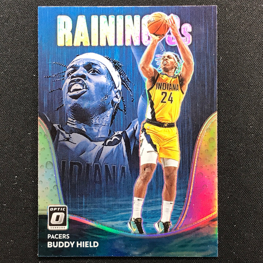2022-23 Donruss Optic BUDDY HIELD Raining 3s Holo Silver #3