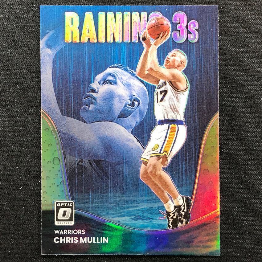 2022-23 Donruss Optic CHRIS MULLIN Raining 3s Holo Silver #20