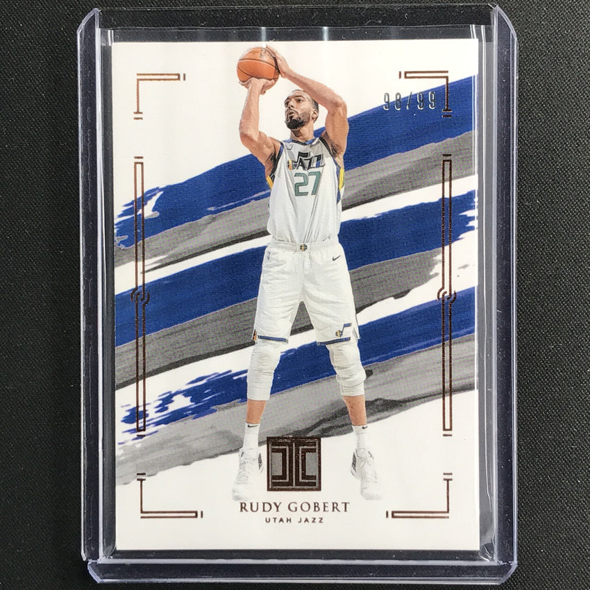 2020-21 Impeccable Rudy Gobert Base Bronze 98/99