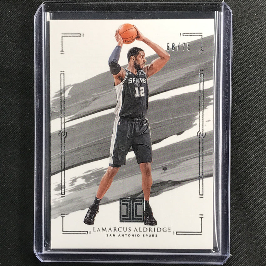 2020-21 Impeccable Lamarcus Aldridge Base Silver 68/75