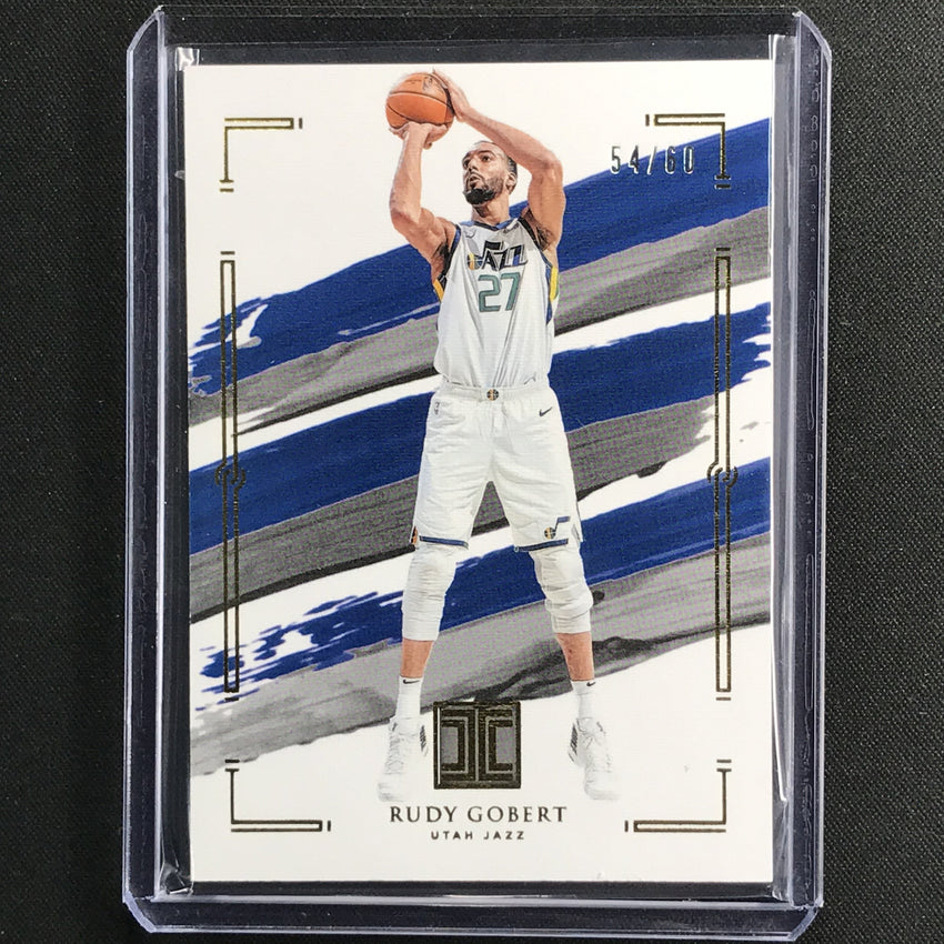 2020-21 Impeccable Rudy Gobert Base Gold 54/60