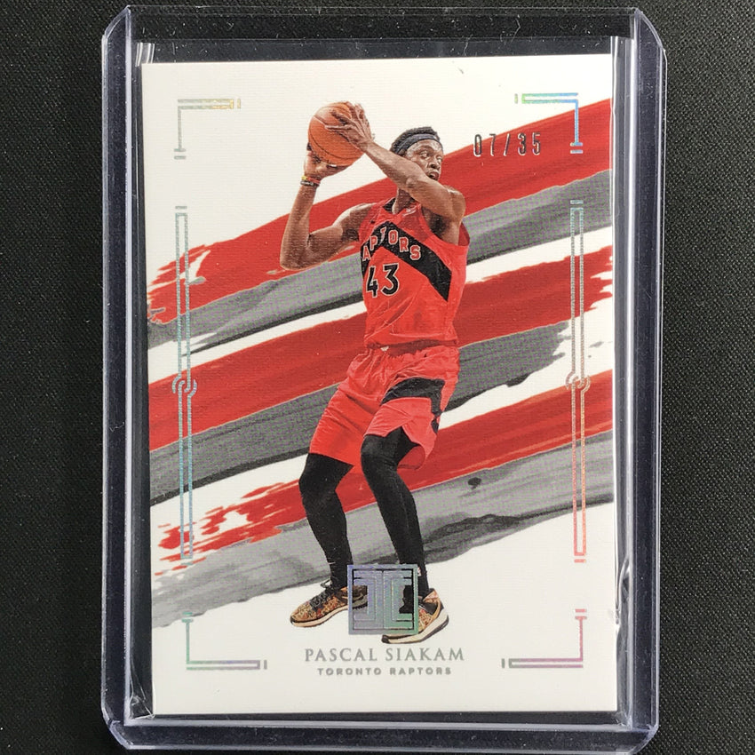 2020-21 Impeccable Pascal Siakam Base Holo Silver 7/35