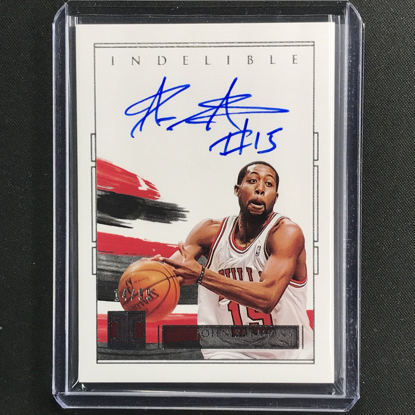 2020-21 Impeccable John Salmons Indelible Ink Auto 14/99