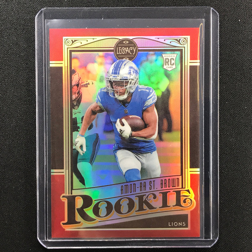 2021 Chronicles Amon-ra St. Brown Legacy Update Rookie Red 65/99