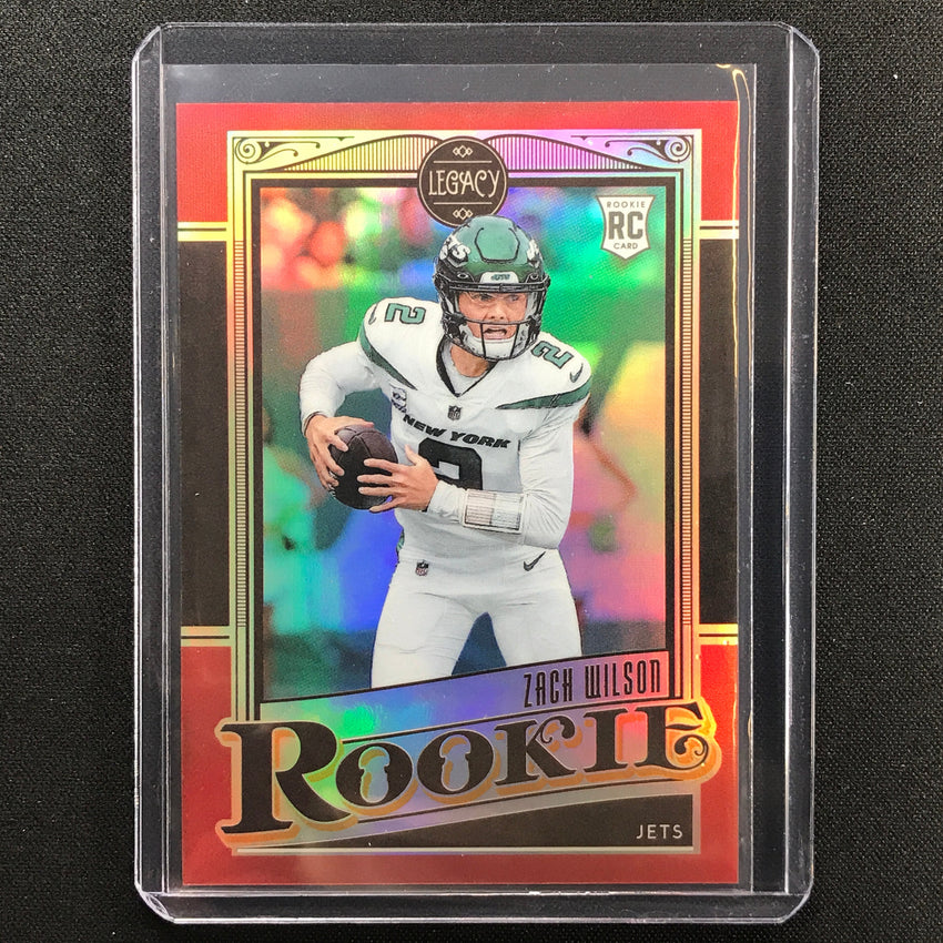 2021 Chronicles Zach Wilson Legacy Update Rookie Red 58/99
