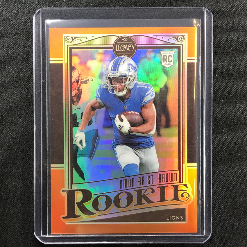 2021 Chronicles Amon-ra St. Brown Legacy Update Rookie Orange 51/75