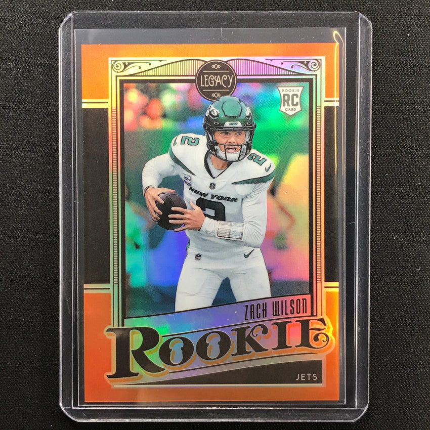 2021 Chronicles Zach Wilson Legacy Update Rookie Orange 16/75