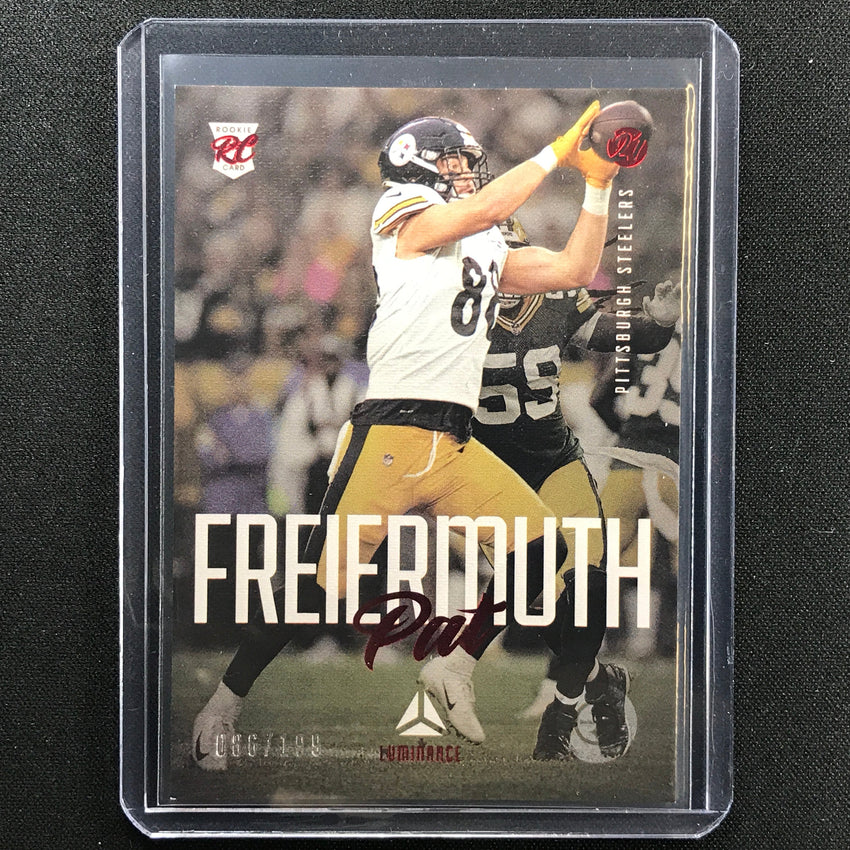 2021 Chronicles Pat Freiermuth Luminance Update Rookie Red 86/199