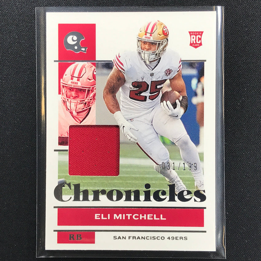 2021 Chronicles ELI MITCHELL Rookie Chronicles Base Set Jersey 31/199