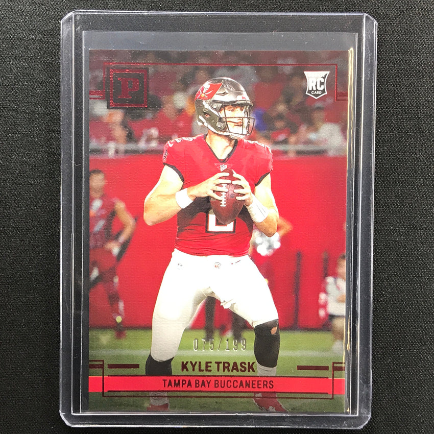 2021 Chronicles Kyle Trask Panini Base Set Rookie Red 75/199
