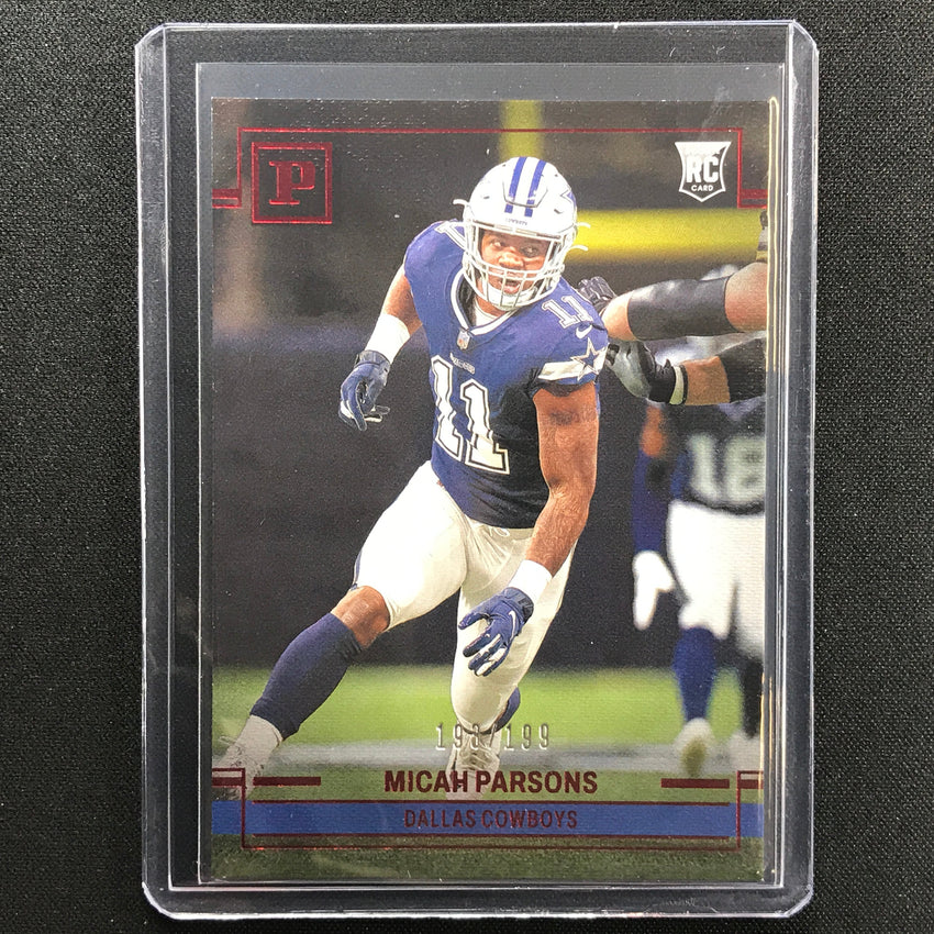 2021 Chronicles Micah Parsons Panini Base Set Rookie Red 193/199