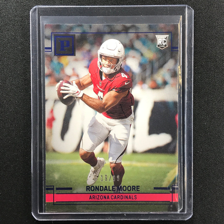 2021 Chronicles Rondale Moore Panini Base Set Rookie Blue 19/99