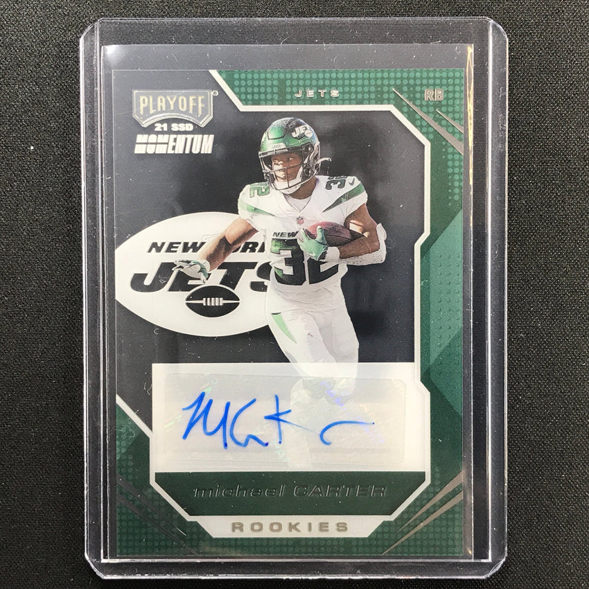 2021 Chronicles MICHAEL CARTER Playoff Momentum Rookie Auto #26