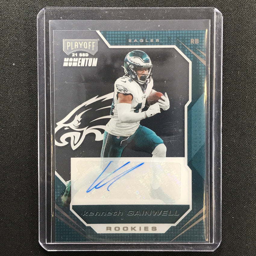 2021 Chronicles Kenneth Gainwell Playoff Momentum Rookie Auto No 32