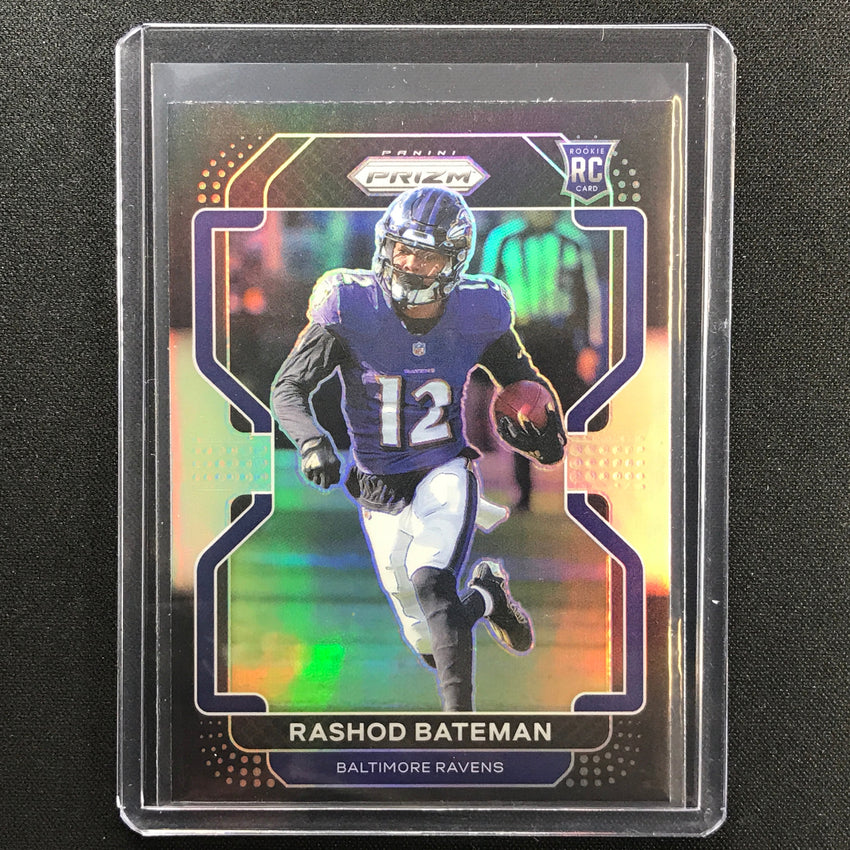 2021 Chronicles RASHOD BATEMAN Prizm Black Rookie Silver #12