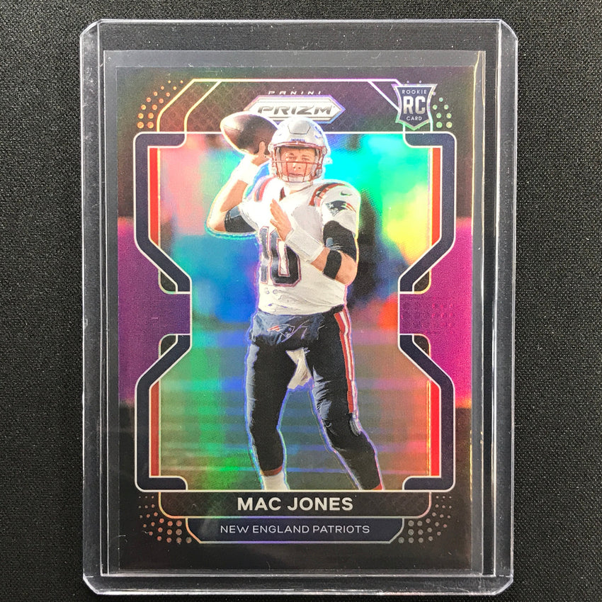 2021 Chronicles Mac Jones Prizm Black Rookie Purple 113/199