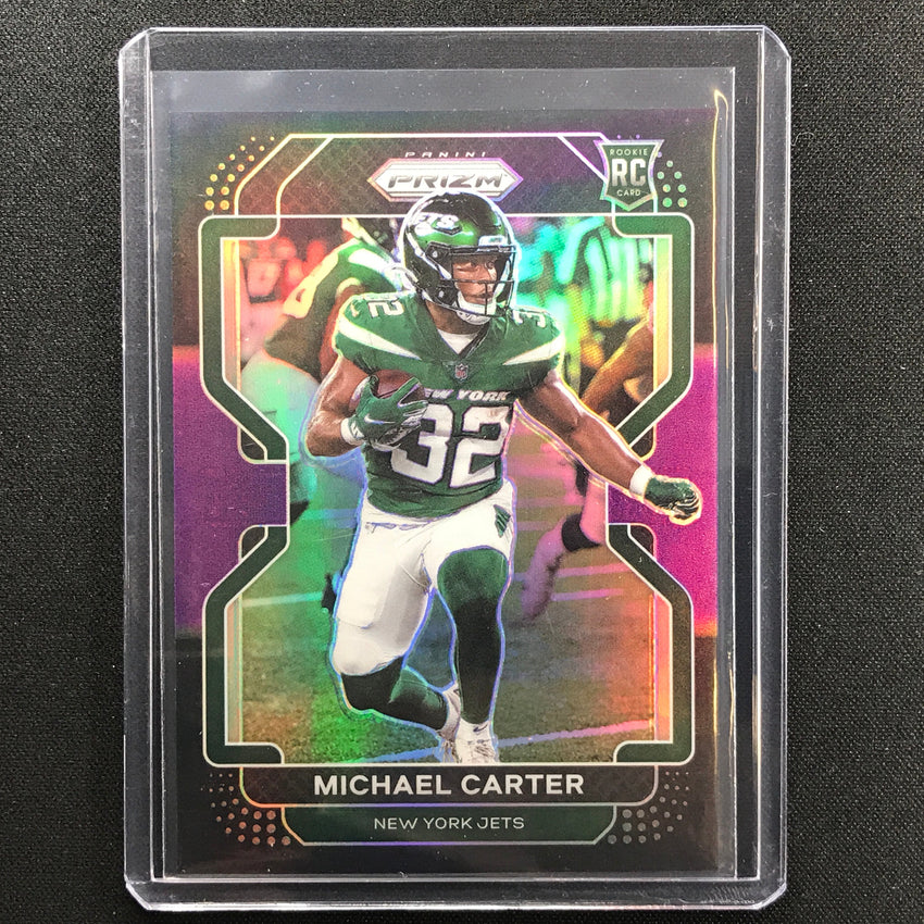 2021 Chronicles Michael Carter Prizm Black Rookie Purple 172/199