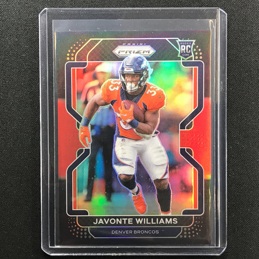 2021 Chronicles Javonte Williams Prizm Black Rookie Red 48/99