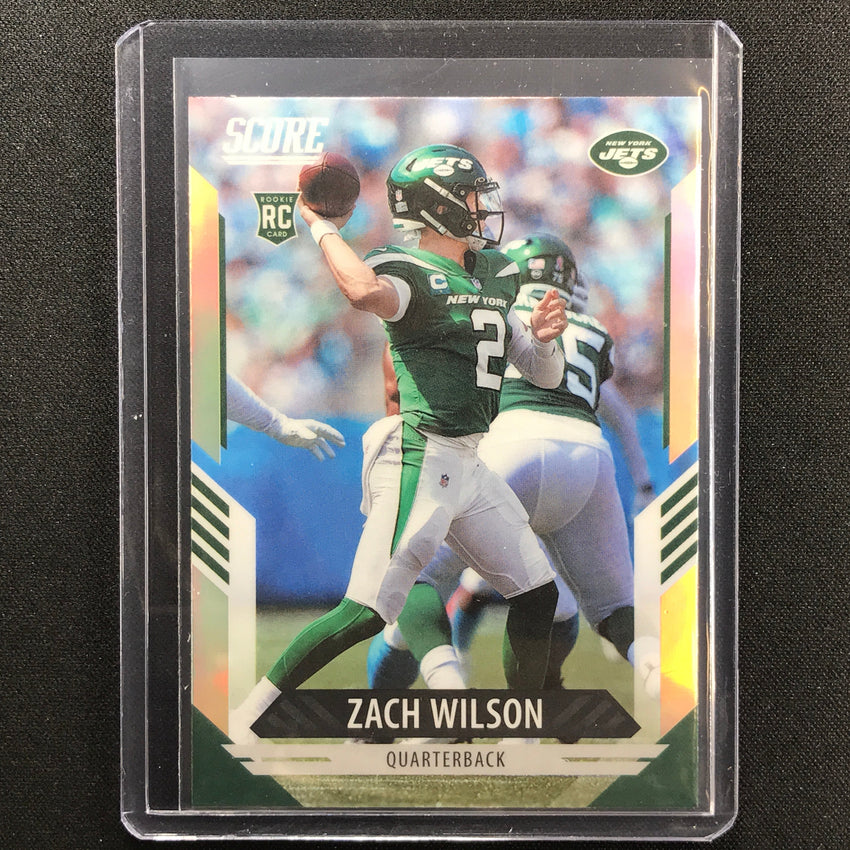 2021 Chronicles ZACH WILSON Score Update Rookie Silver Prizm #402