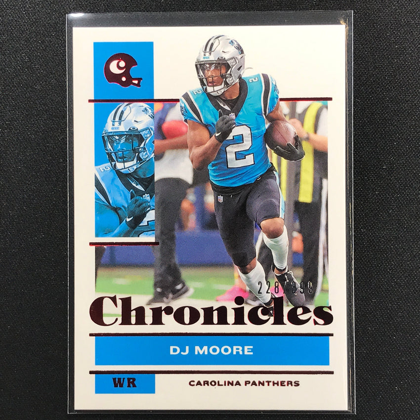 2021 Chronicles Dj Moore Chronicles Base Set Red 228/399