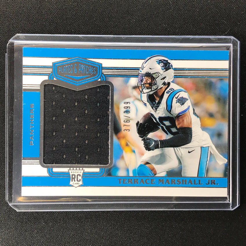 2021 Chronicles Terrace Marshall Jr. Plates And Patches Rookie Jersey 376/399
