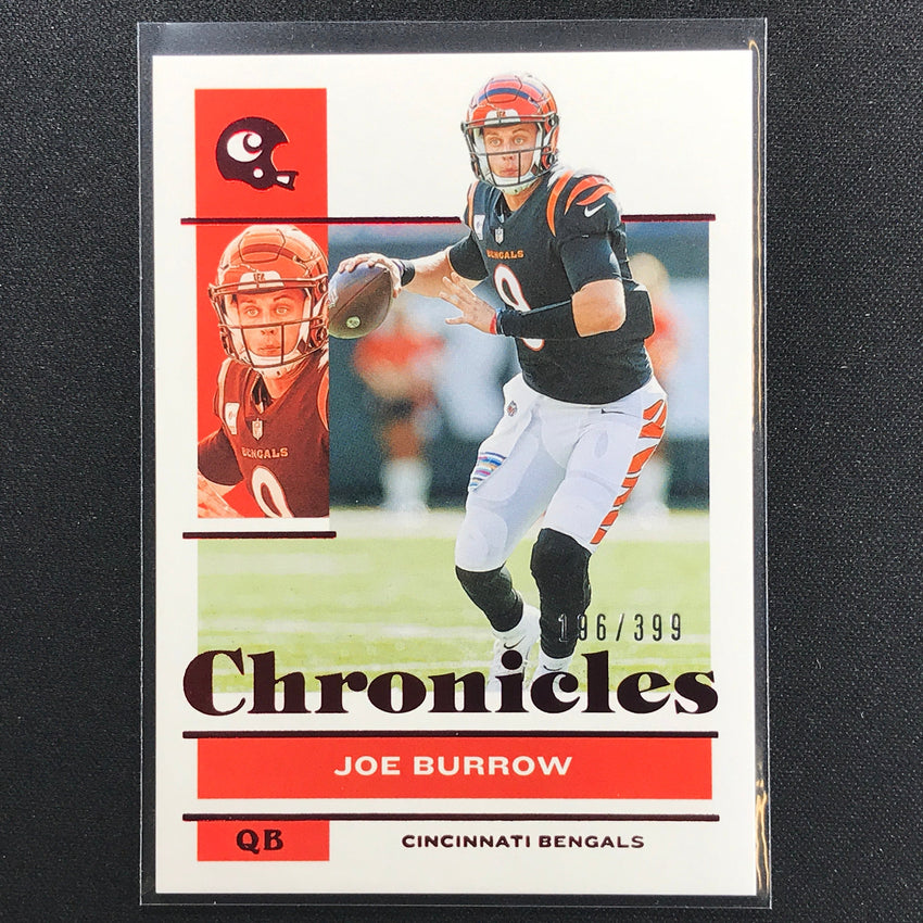 2021 Chronicles Joe Burrow Chronicles Base Set Red 196/399
