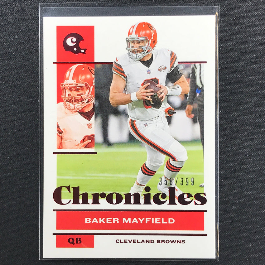 2021 Chronicles Baker Mayfield Chronicles Base Set Red 358/399