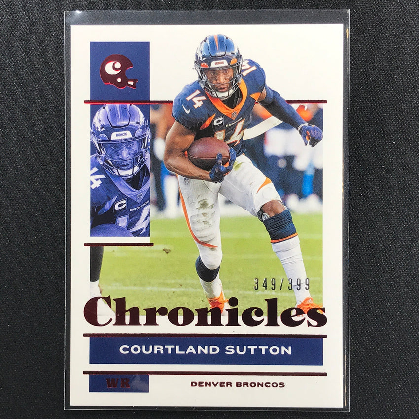 2021 Chronicles Courtland Sutton Chronicles Base Set Red 349/399