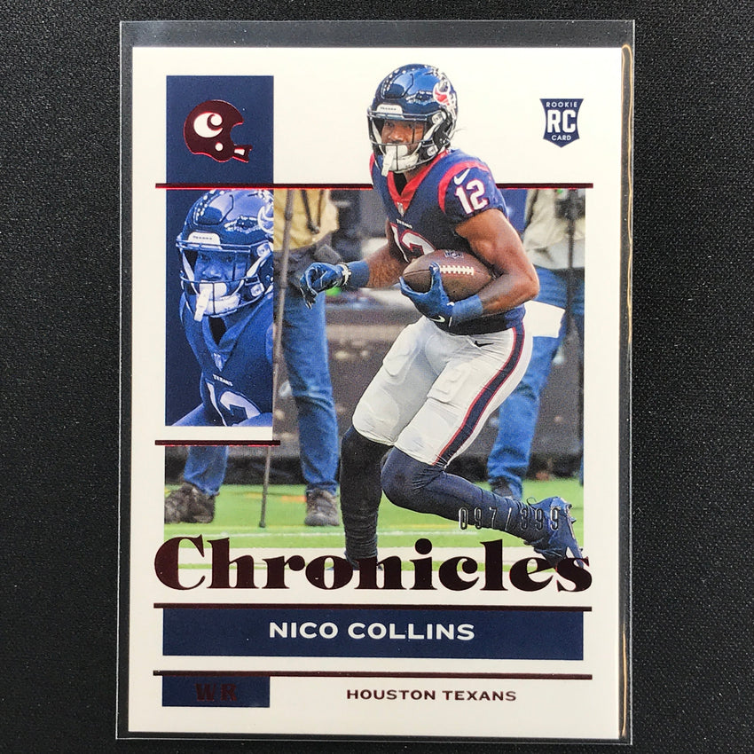 2021 Chronicles Nico Collins Rookie Chronicles Base Set Red 97/399