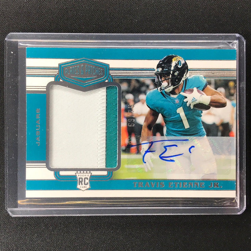 2021 Chronicles Travis Etienne Jr. Plates And Patches Rookie Jersey Auto 69/75