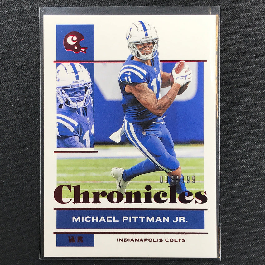 2021 Chronicles Michael Pittman Jr. Chronicles Base Set Red 93/399
