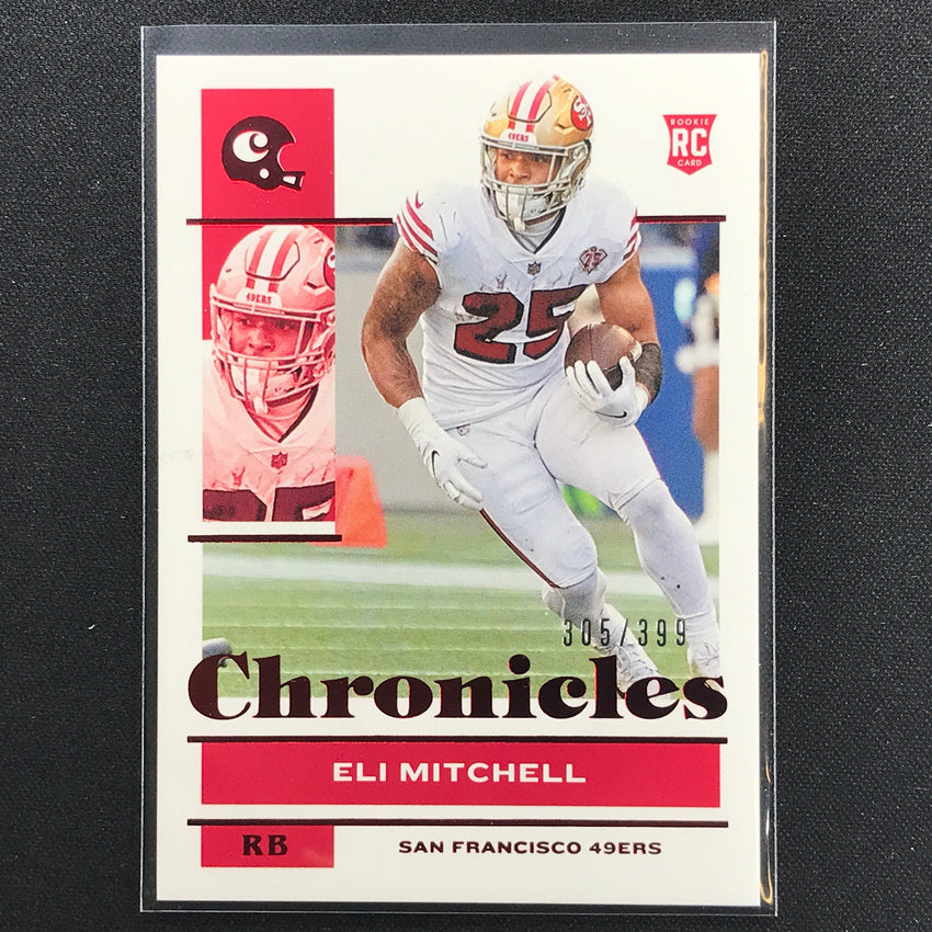 2021 Chronicles Eli Mitchell Rookie Chronicles Base Set Red 305/399