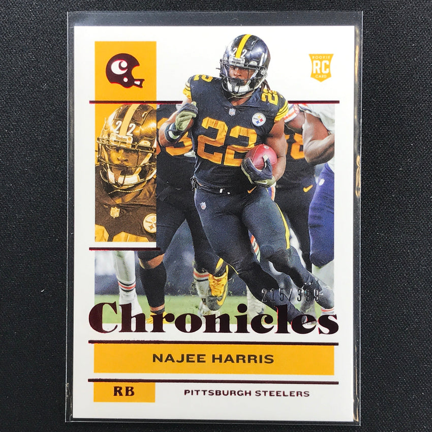 2021 Chronicles Najee Harris Rookie Chronicles Base Set Red 215/399