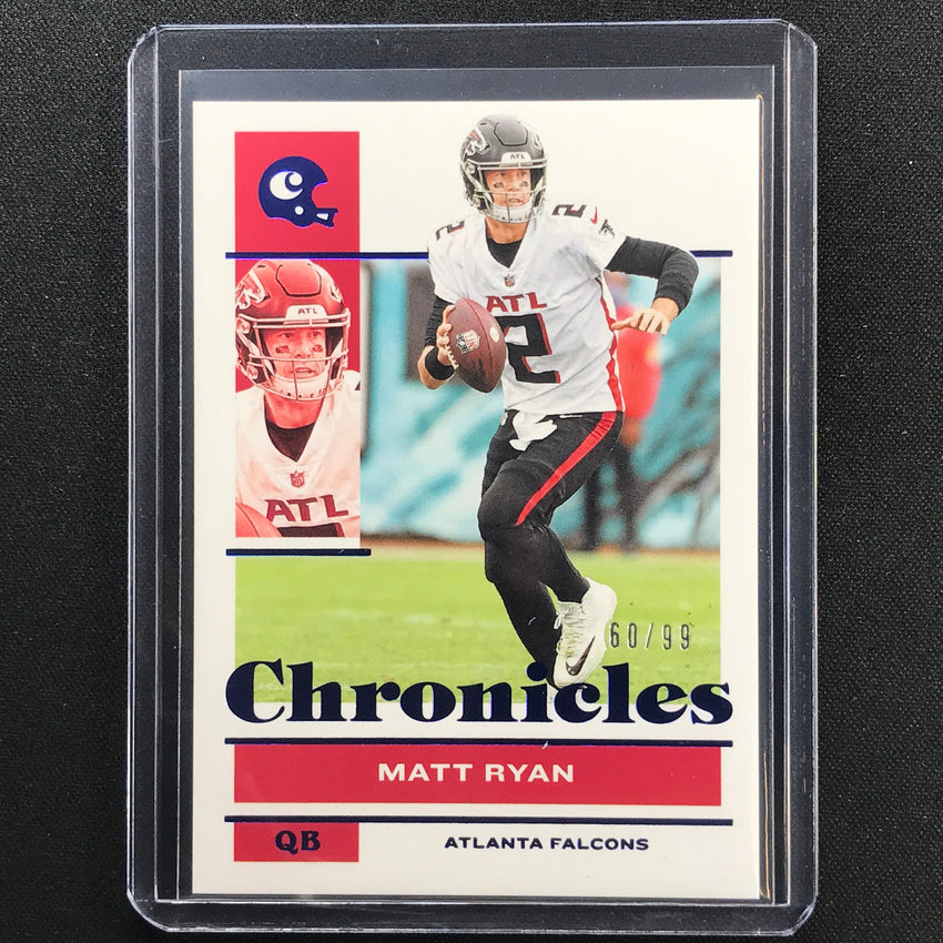 2021 Chronicles Matt Ryan Chronicles Base Set Blue 60/99